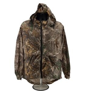 Seattle SeaHawks Dunbrooke Jacket Mens S Realtree Camo Windbreaker Hooded